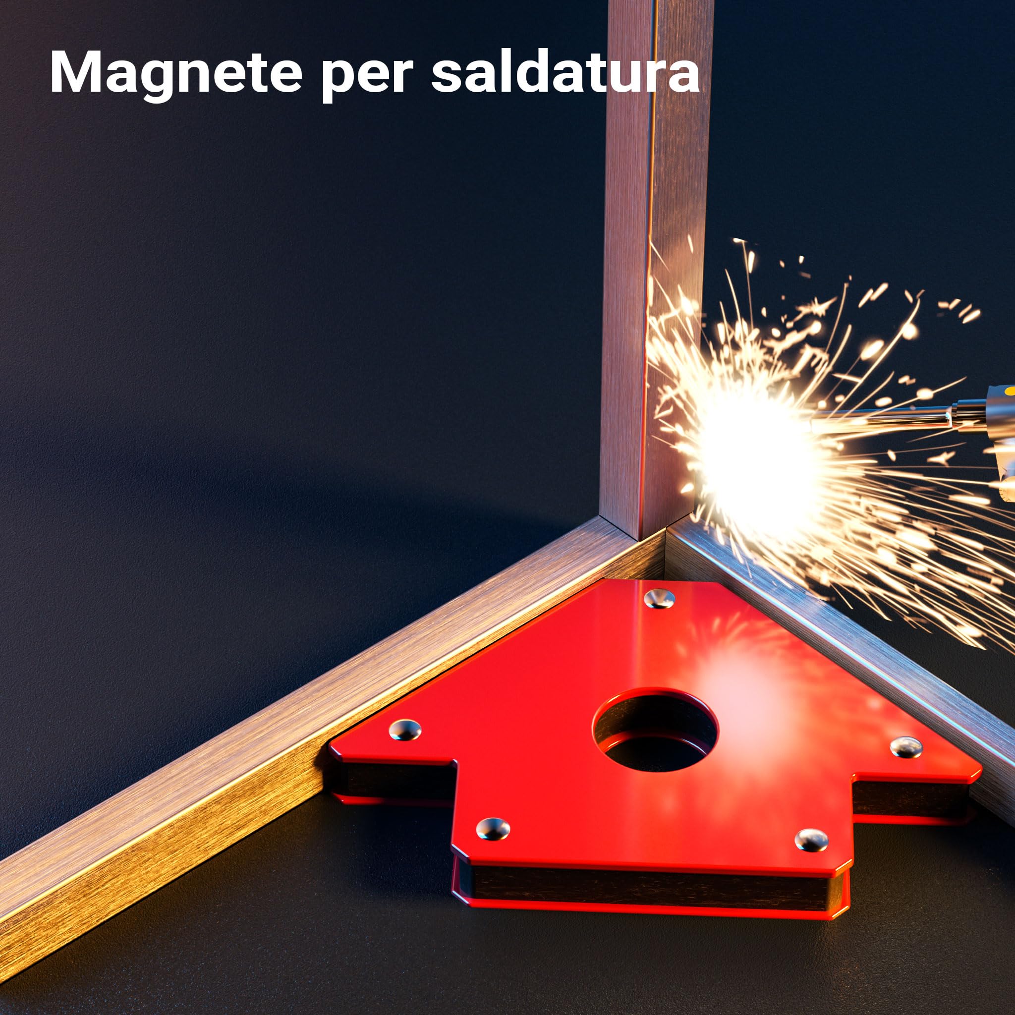 Wiltec Magnete per Saldatura 20 kg 45°/90°/135°