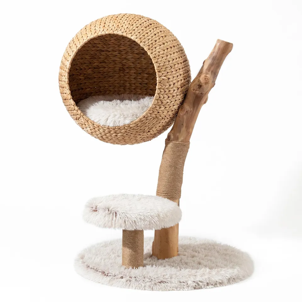 Fudajo Albero Tiragraffi Rami 83 cm Cestino Peluche