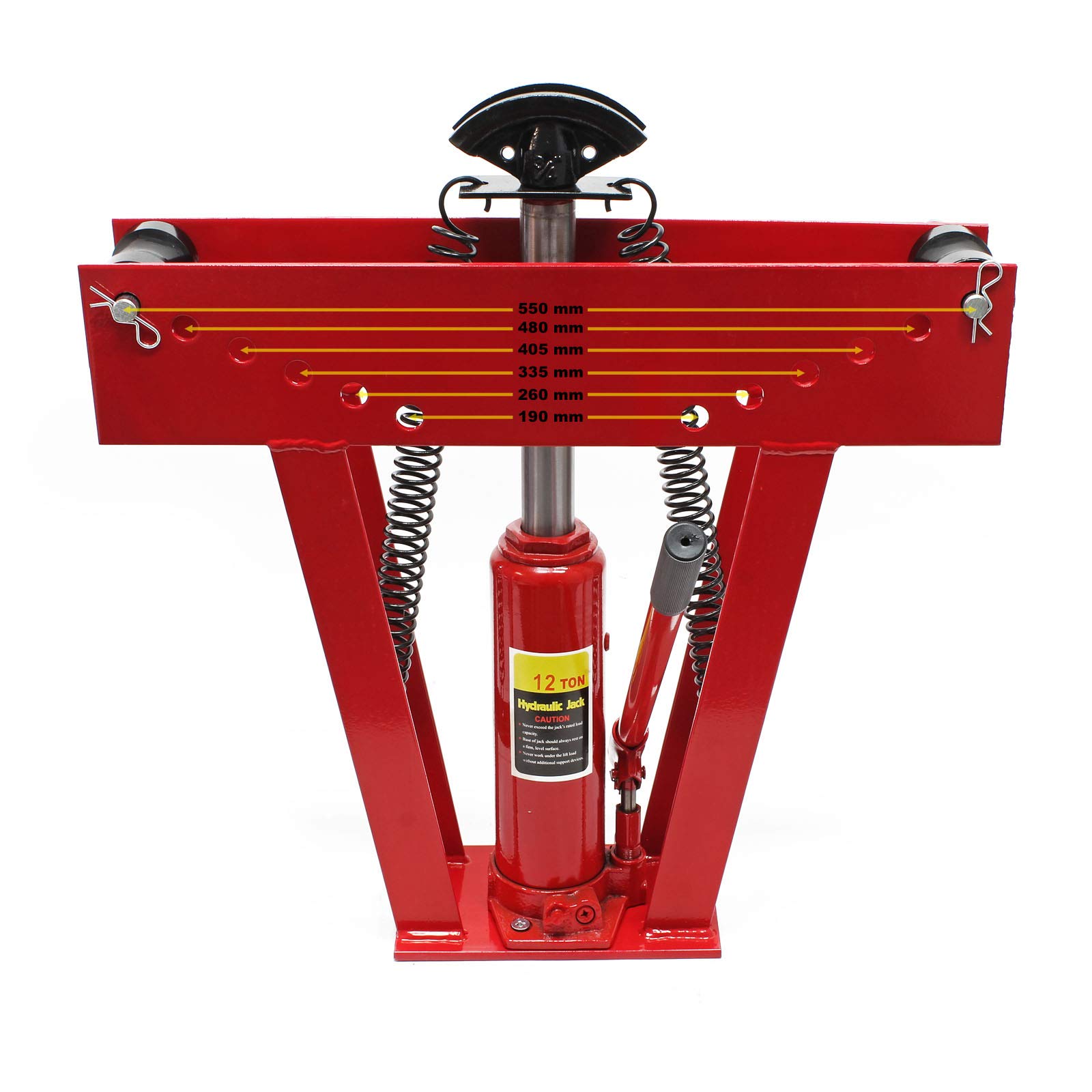 Wiltec Piegatubi idraulica 12 t tubi 21,3-60,3 mm verticale
