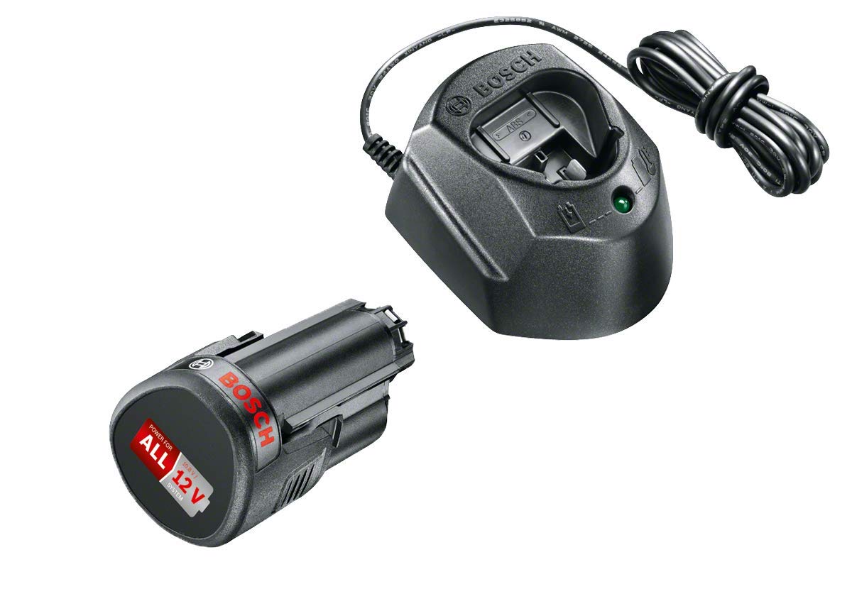 Bosch Starter Set 1600A01L3E Kit 2 Batterie 12V 1,5Ah