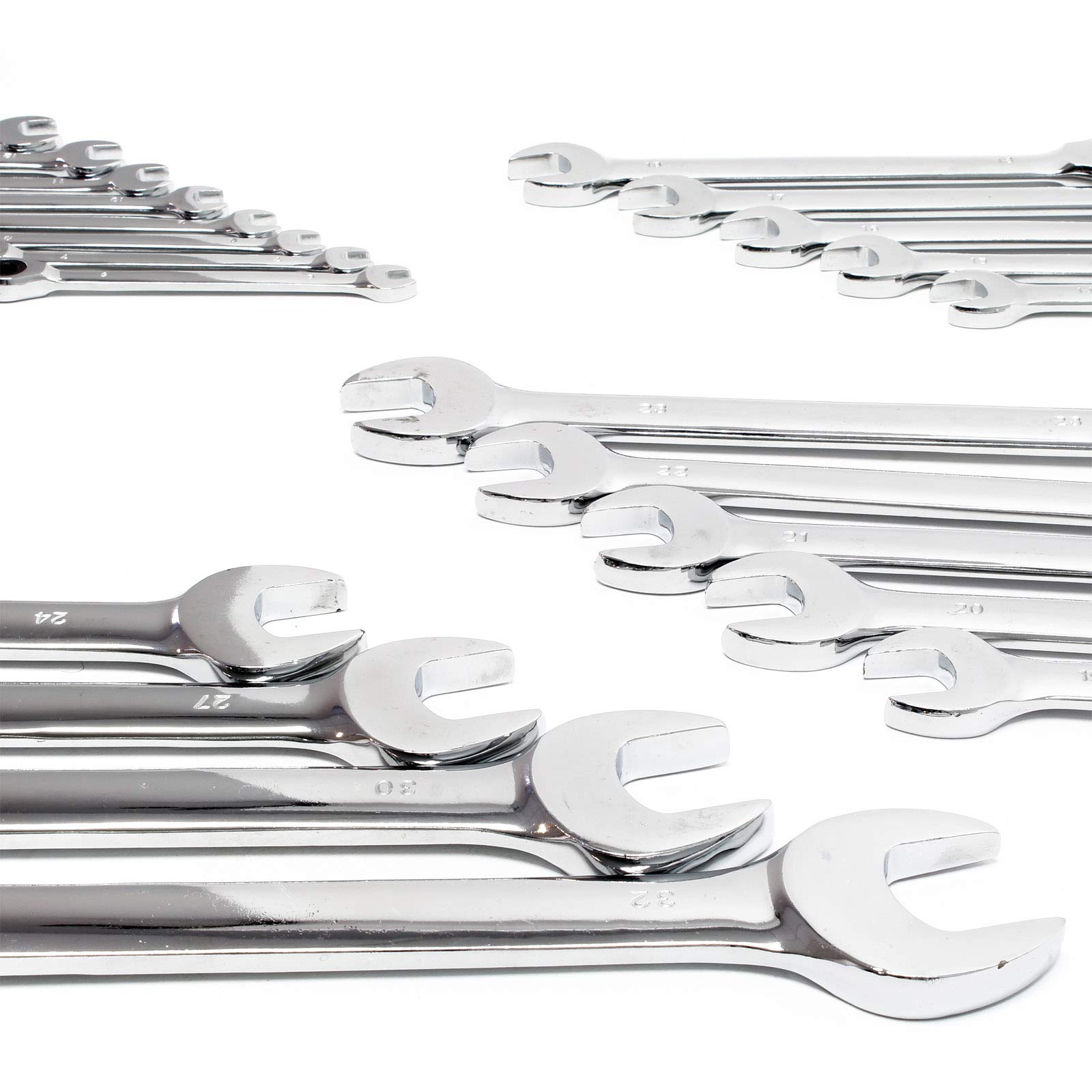 Wiltec Set 22 Chiavi Combinate a Cricchetto 6-32 mm in Valigetta