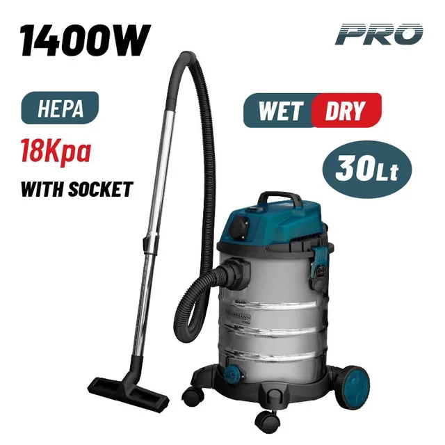 Bormann Pro Aspiratore Solidi e Liquidi 1400W 220V