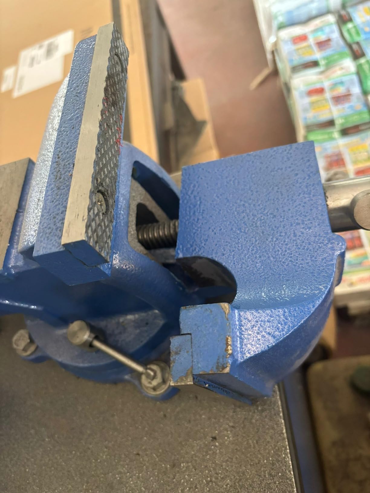 Wiltec Morsa Banco Heavy Duty 150mm con Incudine