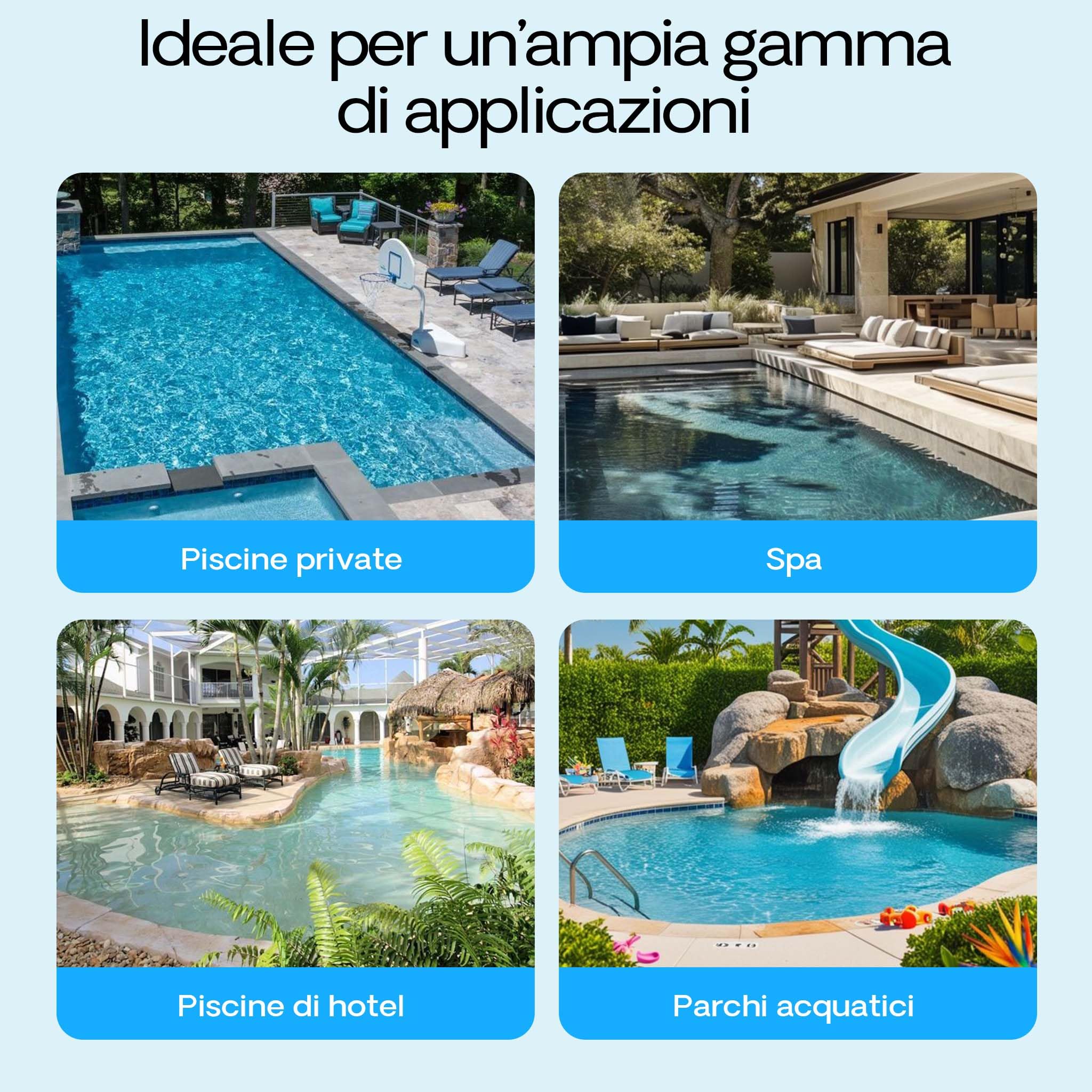 XPOtool Pompa Piscina 750W 21000l/h 17m Velocità Regolabile