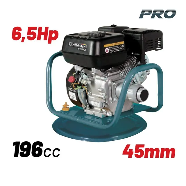 Bormann vibratore calcestruzzo a benzina 6,5HP 196cc ago 45mm