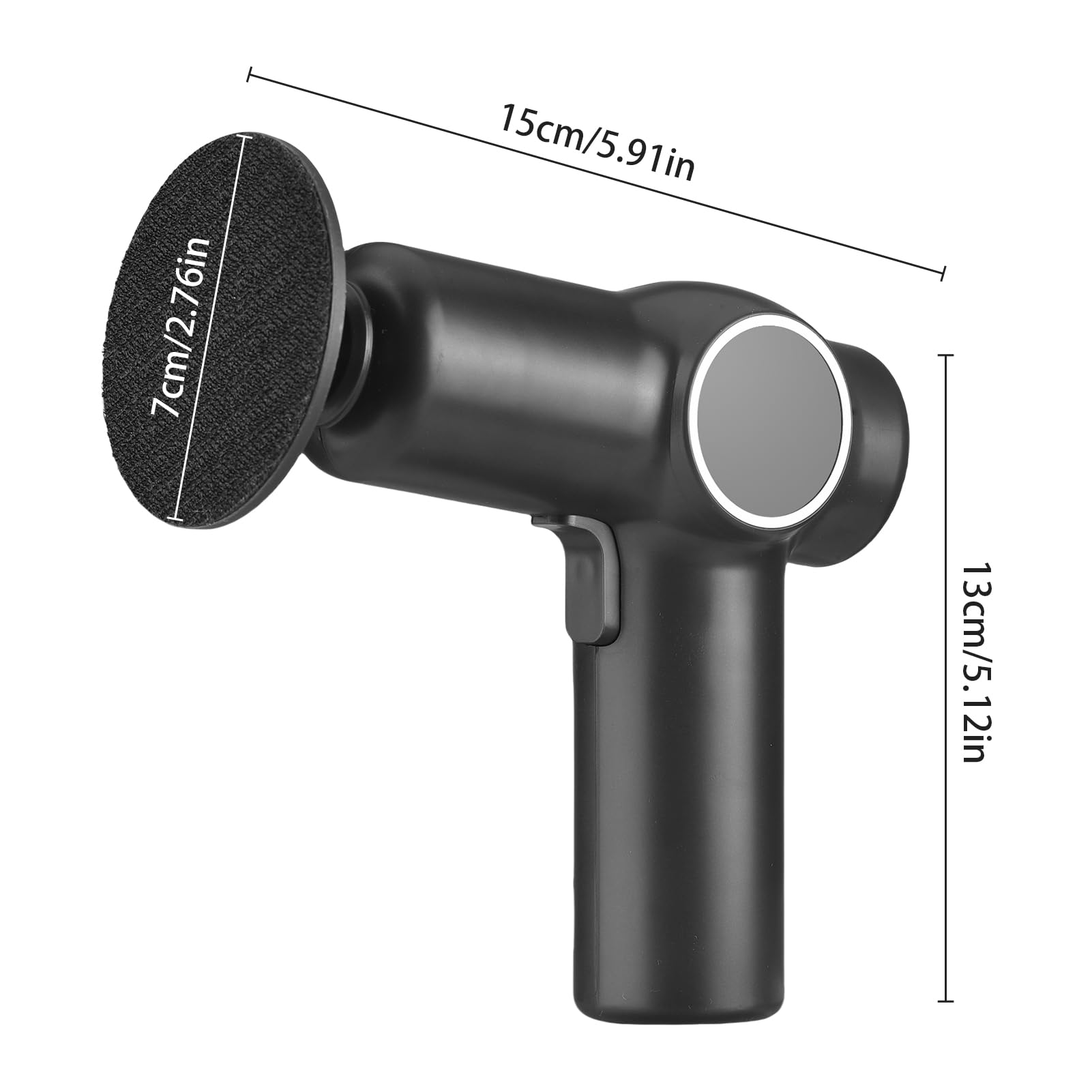 Weytoll 70 mm lucidatrice auto senza fili LCD 2 batterie