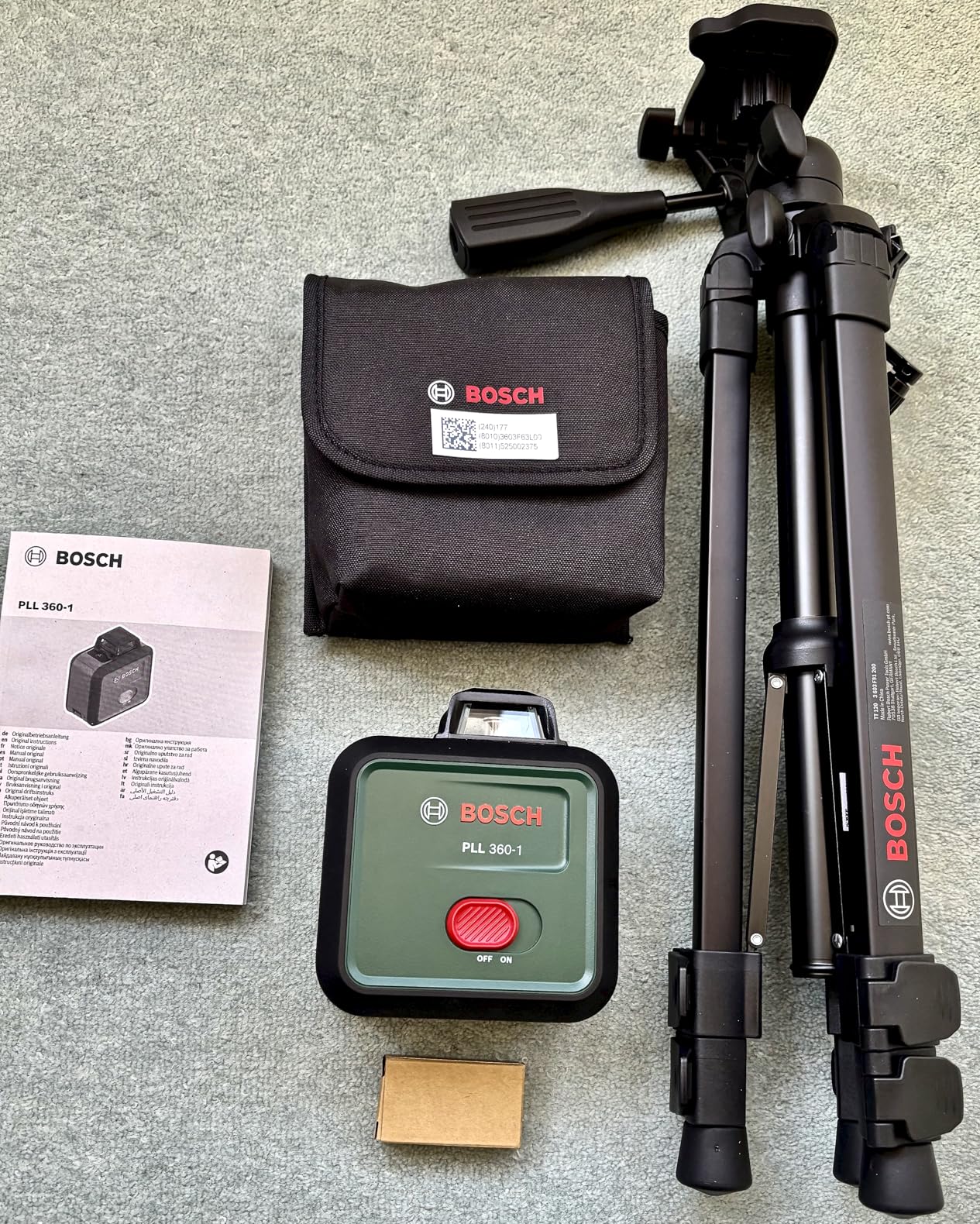 Bosch PLL 360-1G livella laser verde 360°