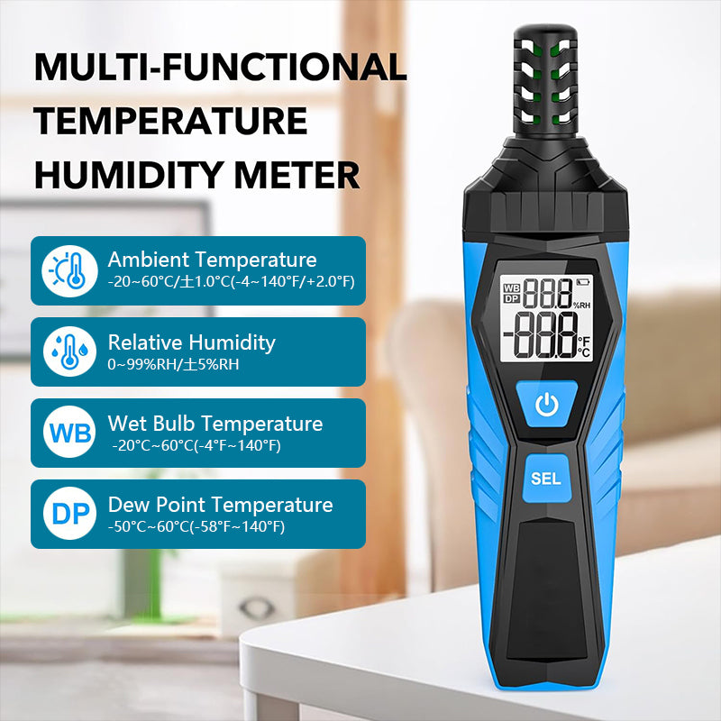 Tilswall Termoigrometro Digitale Misuratore Temperatura Umidità 2in1