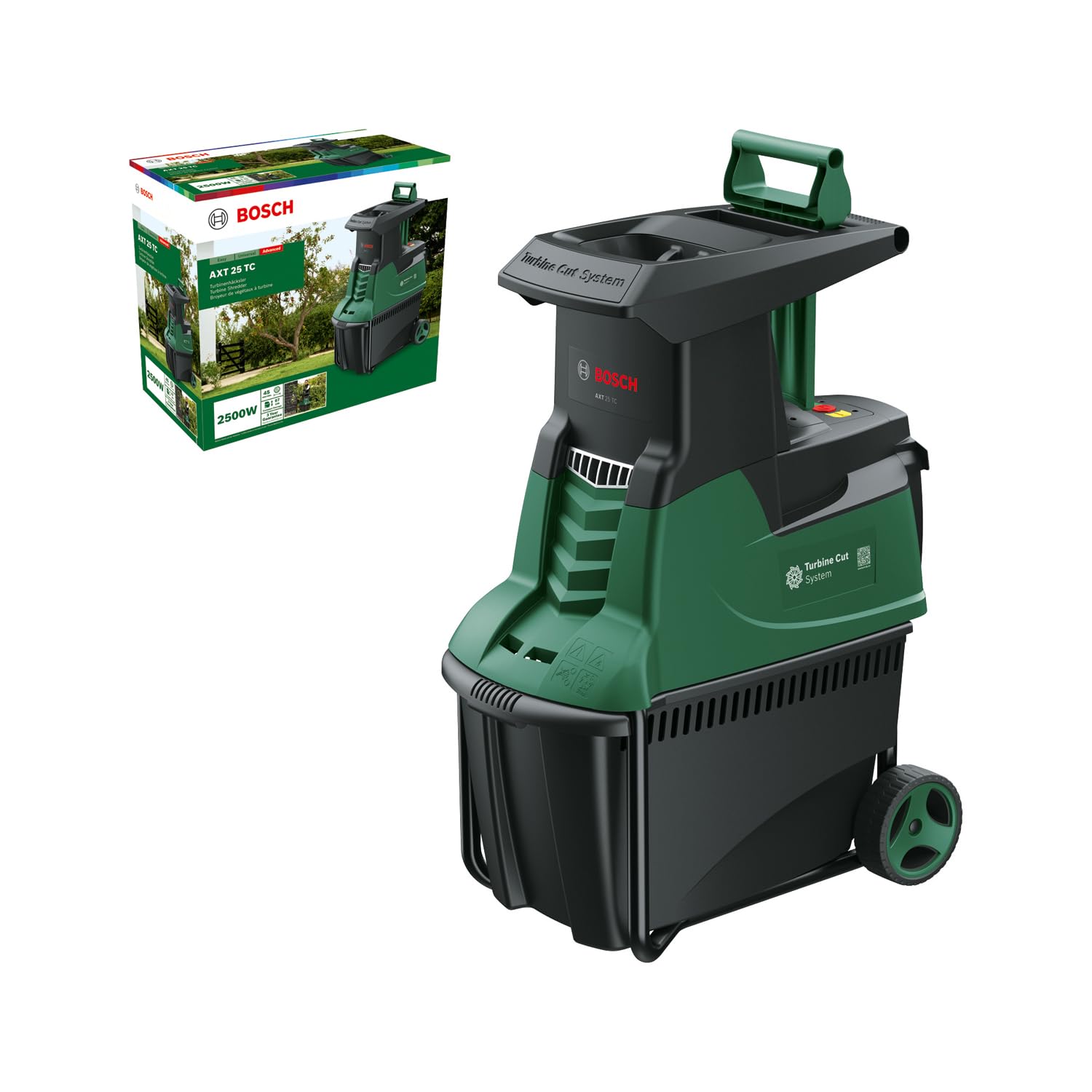 Bosch AXT 25 TC biotrituratore turbina con guanti XL