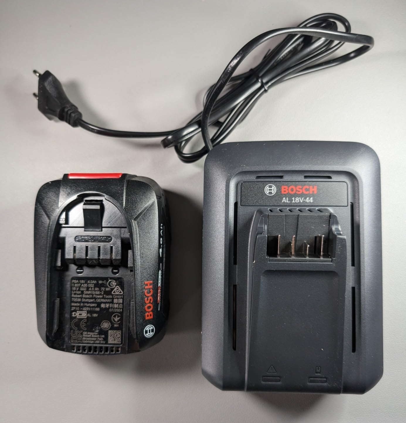 Bosch Starter Set 18V batteria 4,0Ah caricabatteria