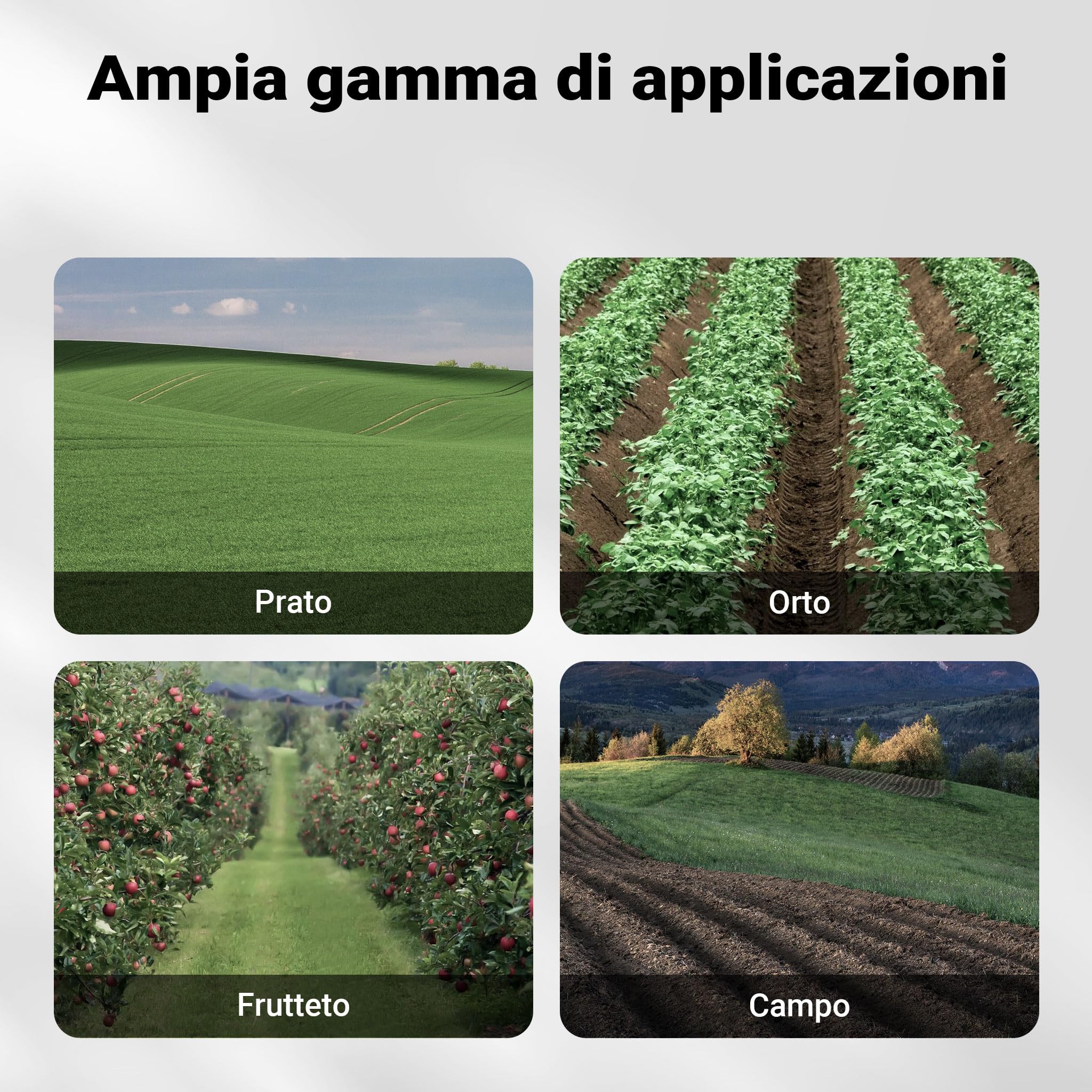 Wiltec motozappa a scoppio 60 cm 2,5 kW 144cc 6 lame