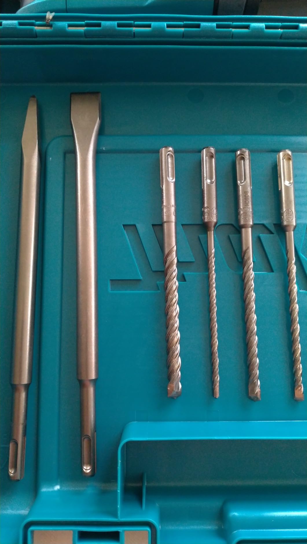 Bosch Professional SDS Plus-5 Set 6 Punte Scalpelli Cemento