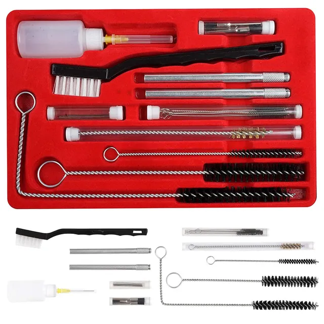 Tilswall Kit Pulizia Pistola a Spruzzo HVLP con Spazzole e Aghi