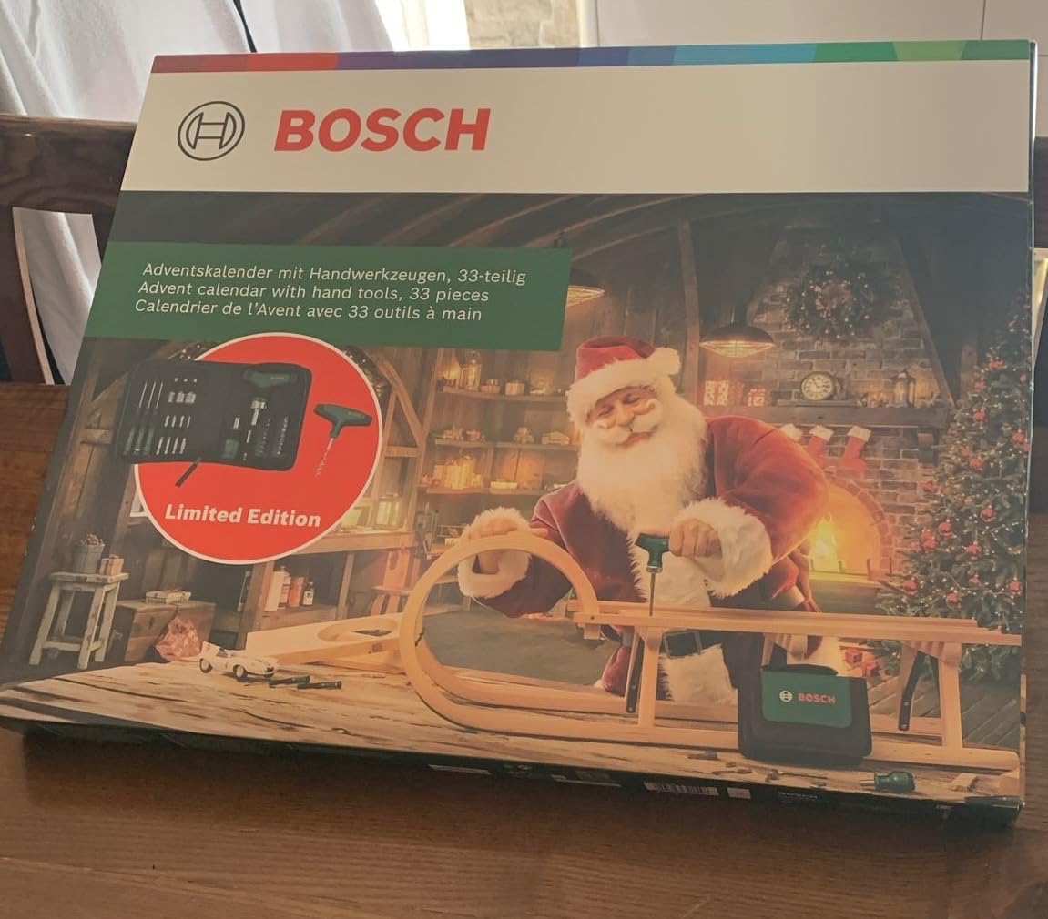 Bosch Calendario Avvento 2024 Set Utensili 33 Pezzi