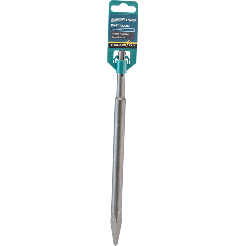Bormann Scalpello SDS-Plus 14x250mm Acciaio per Muratura