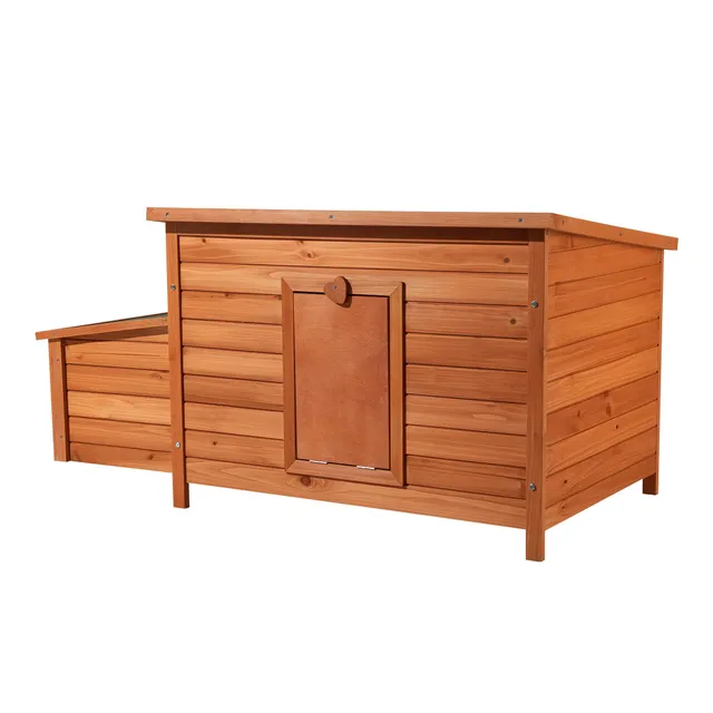 Wiltec Pollaio 136x74x70 cm in Legno con Nido