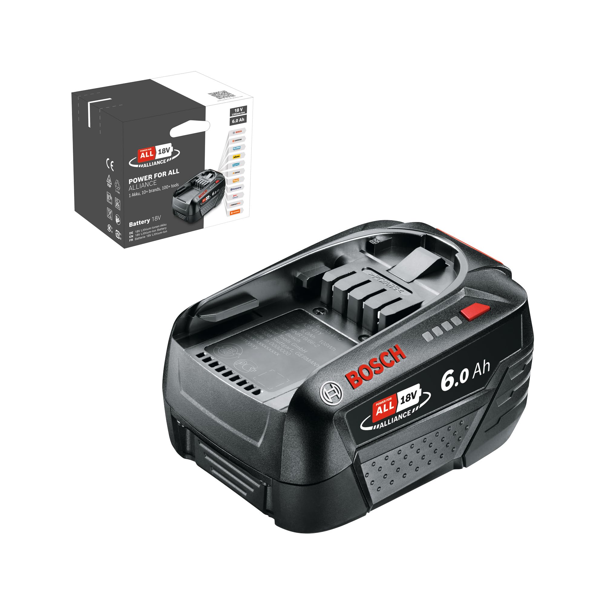 Bosch PBA Batteria 18V 2.5Ah Power for All Litio