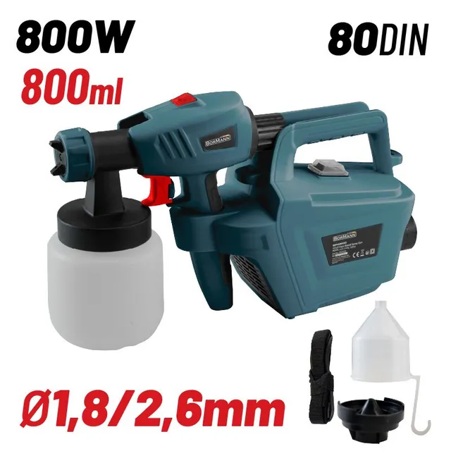 Bormann Lite HVLP pistola a spruzzo 800W da terra