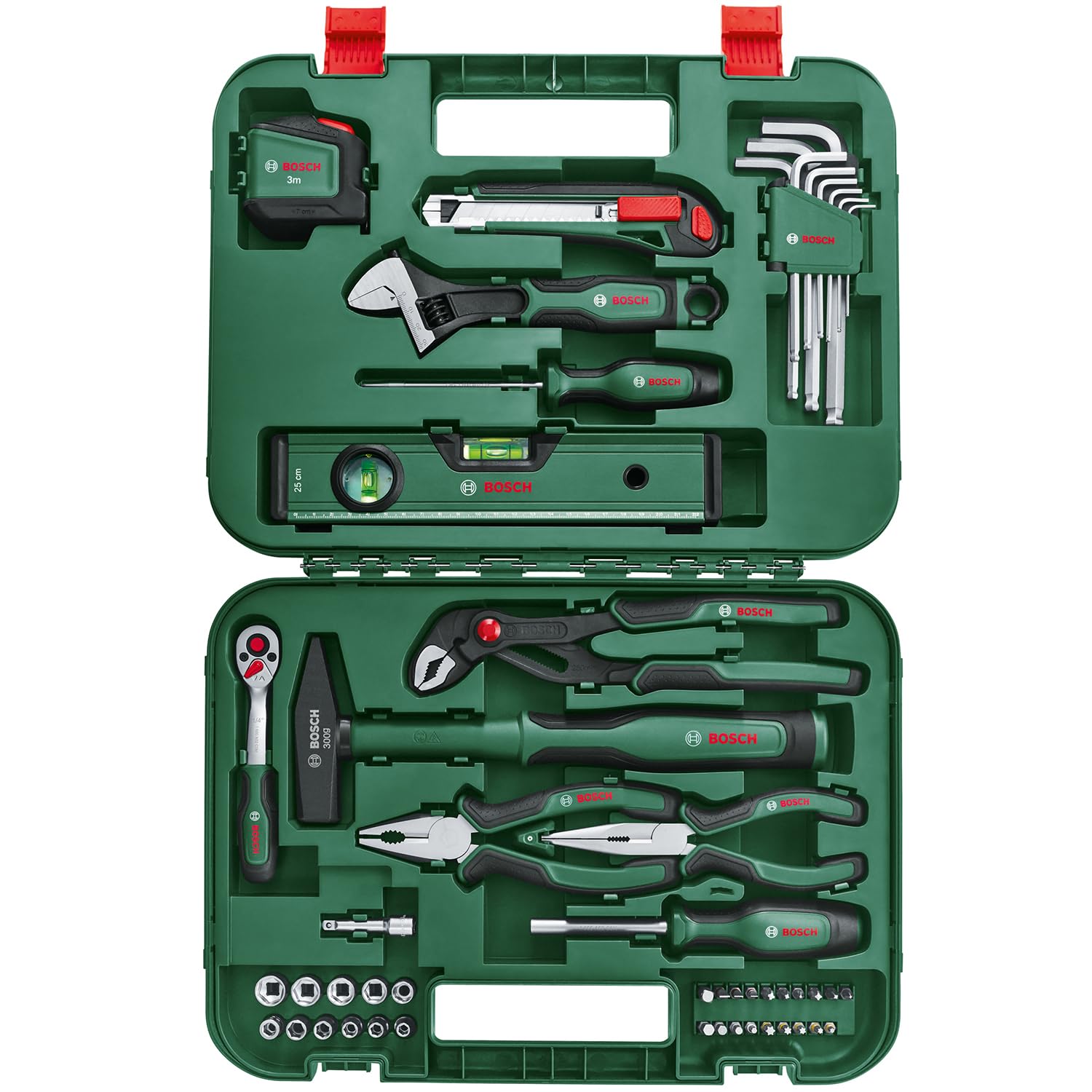 Bosch Advanced Set utensili manuali 52 pezzi valigetta