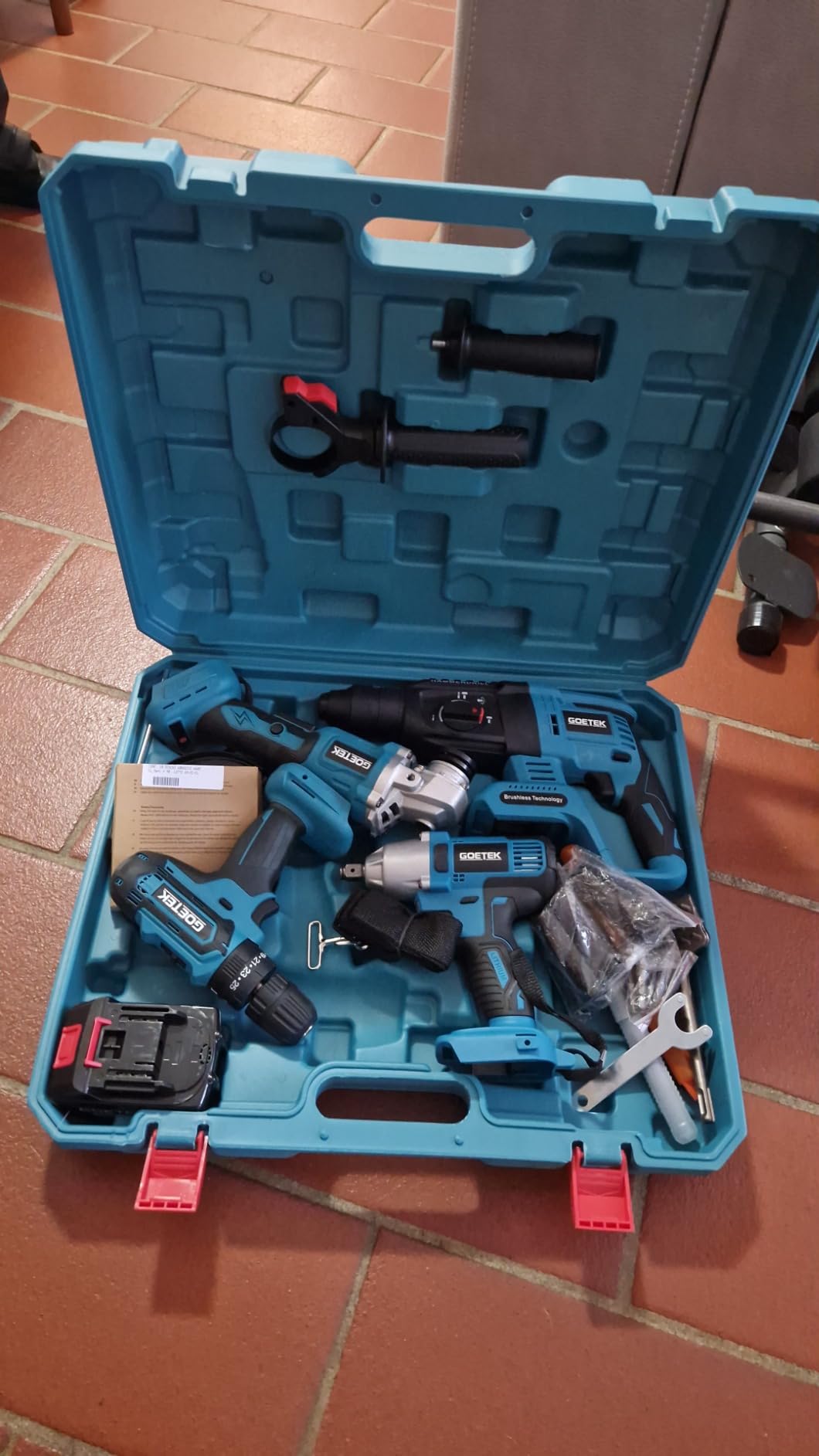De Rosa Shop Kit 4 in 1 68V utensili a batteria 4 pezzi