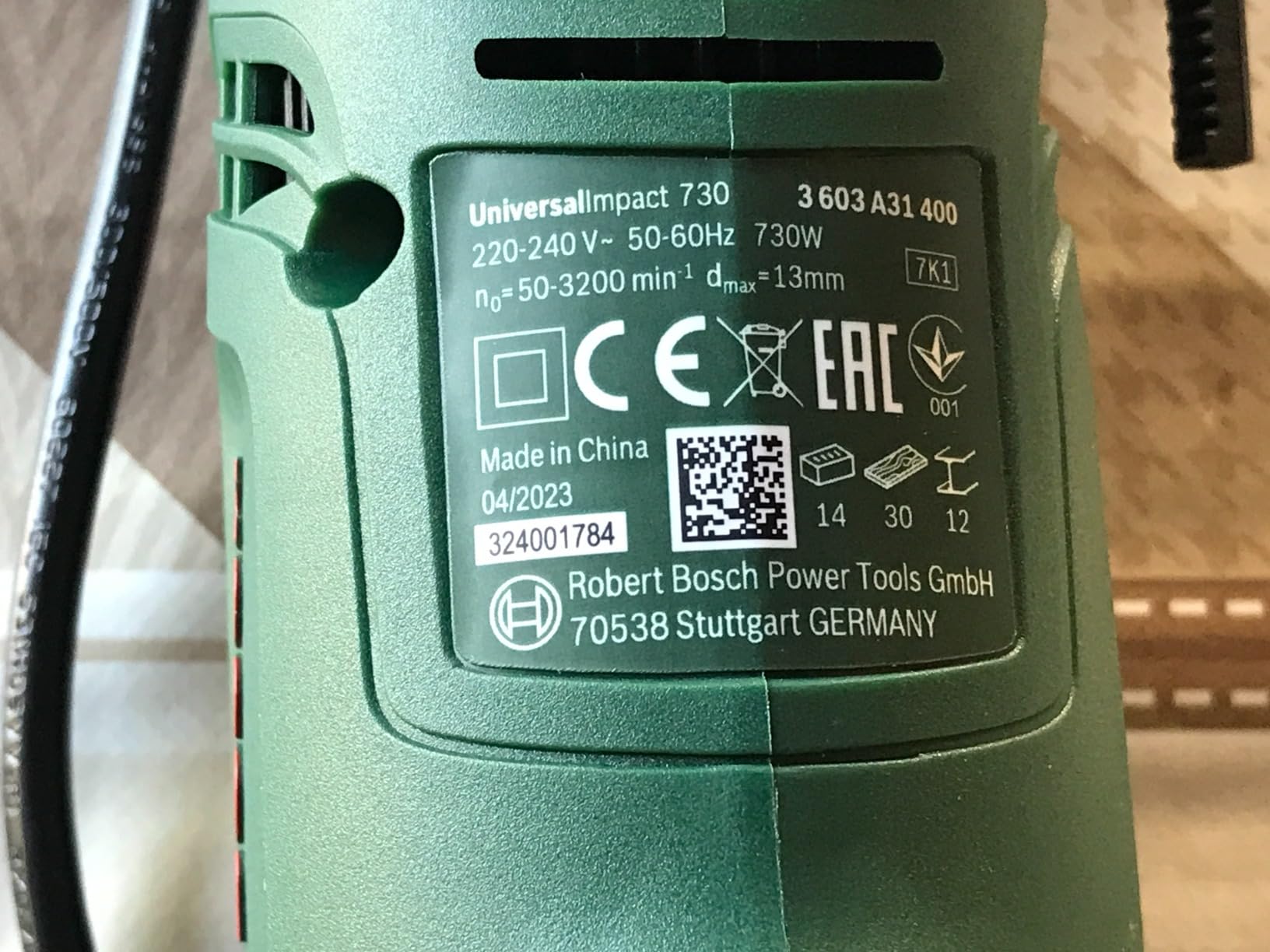 Bosch UniversalImpact 730 trapano battente valigetta