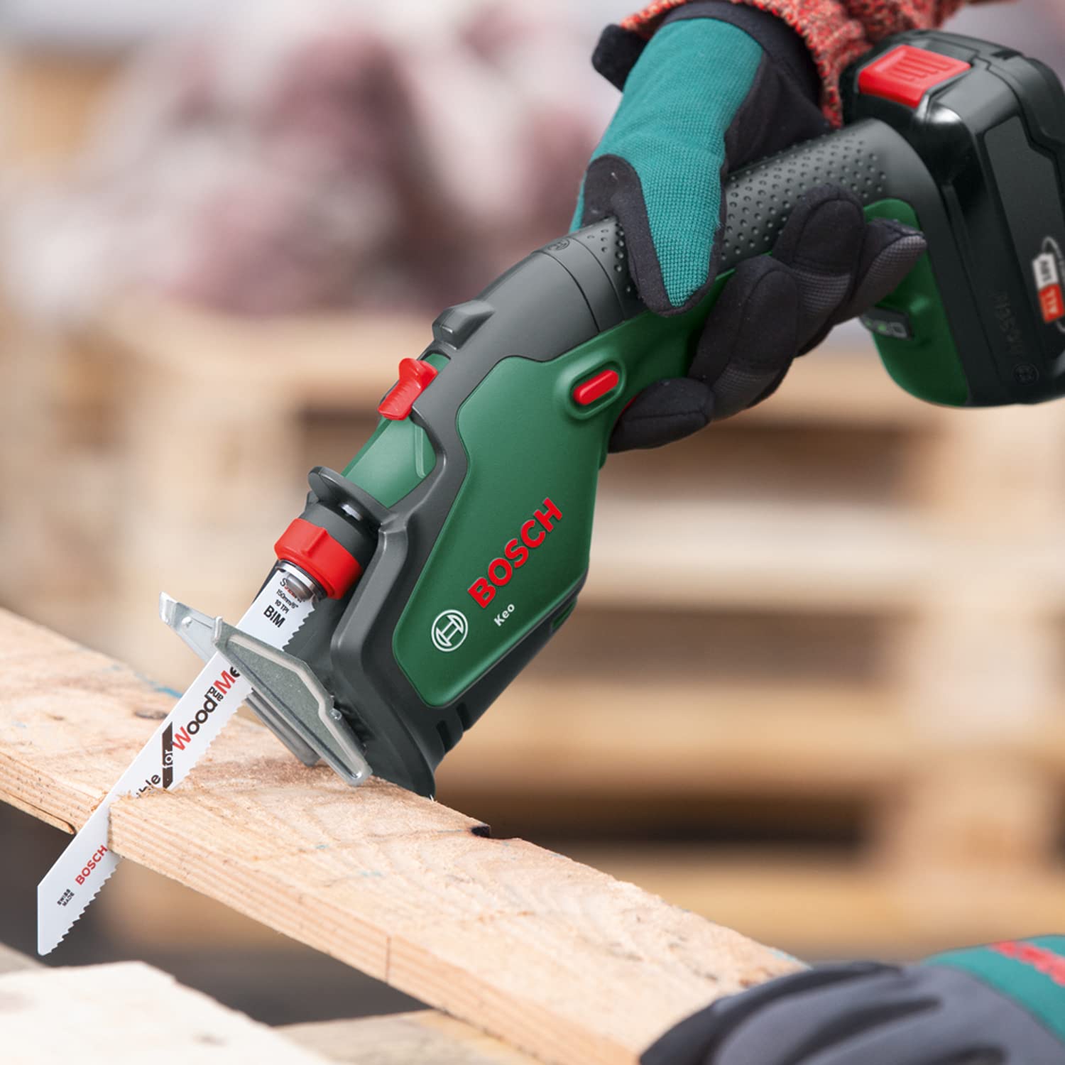 Bosch Keo Sega da Giardino 18V 80 mm con Batteria 2,0 Ah