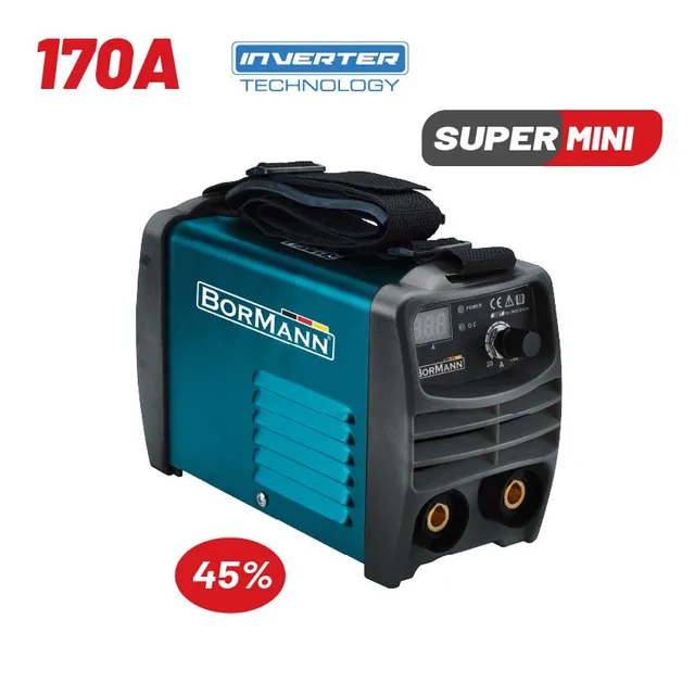 Bormann S-Mini Saldatrice inverter 170A display elettrodi
