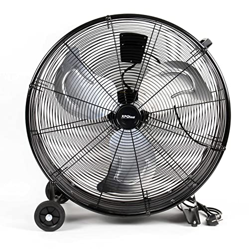 Wiltec Ventilatore industriale 60 cm 180 W 3 velocità