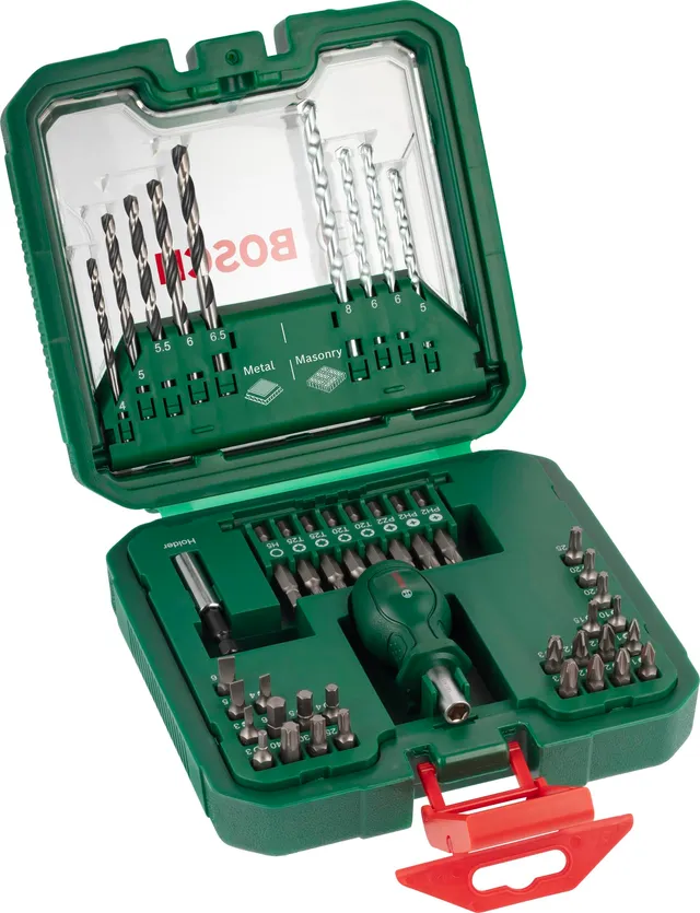 Bosch Set Compatto 43 pezzi punte e inserti universali