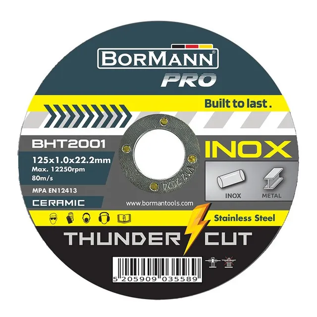 Bormann disco taglio ceramica 125x1mm Thunder-Cut
