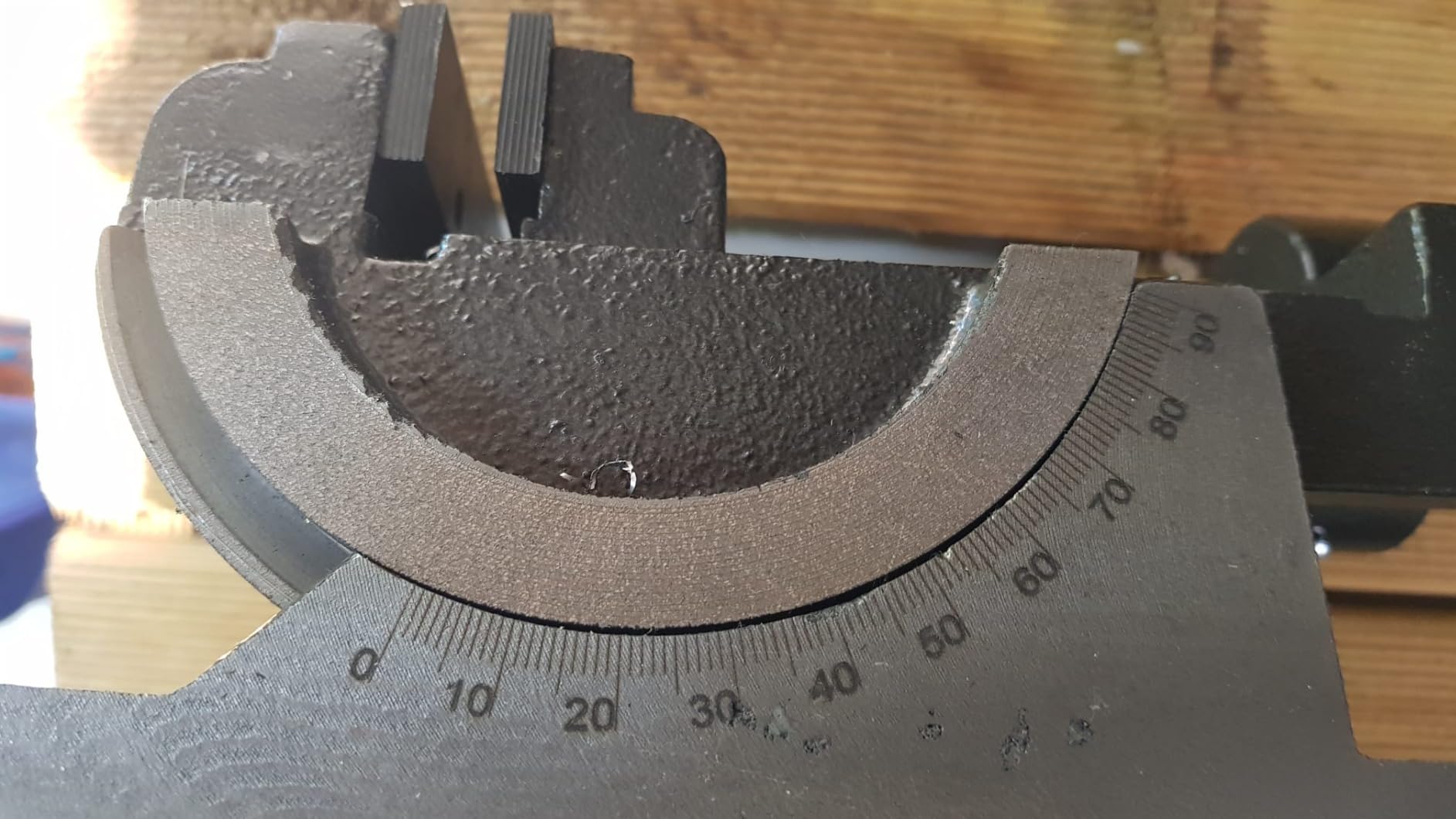 Wiltec Morsa Precisione 100 mm Base Girevole 360°