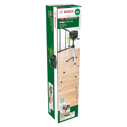 Bosch Quigo Green livella laser croce 12 m con treppiede