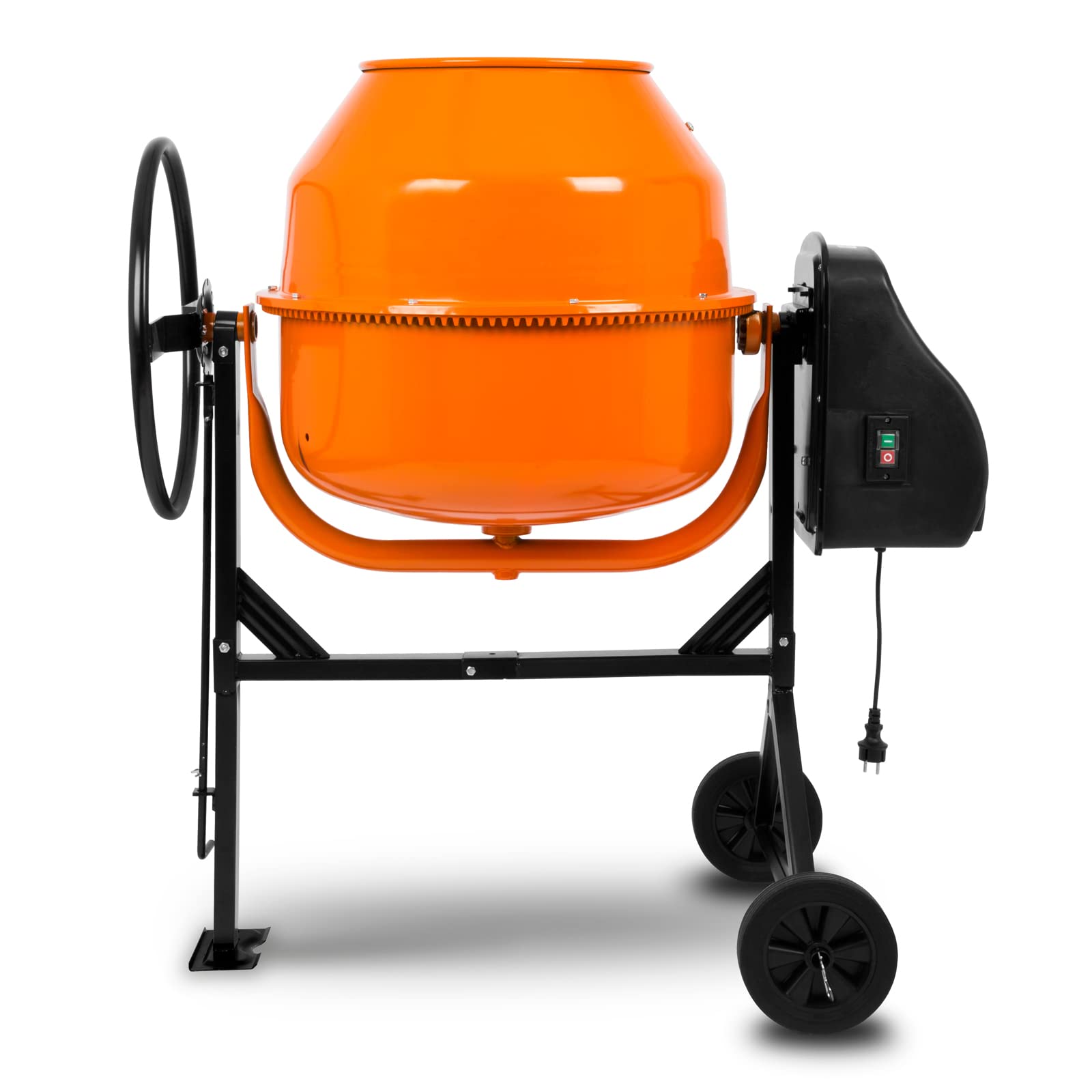 EBERTH Betoniera Elettrica 160 Litri 650W Tamburo Ghisa