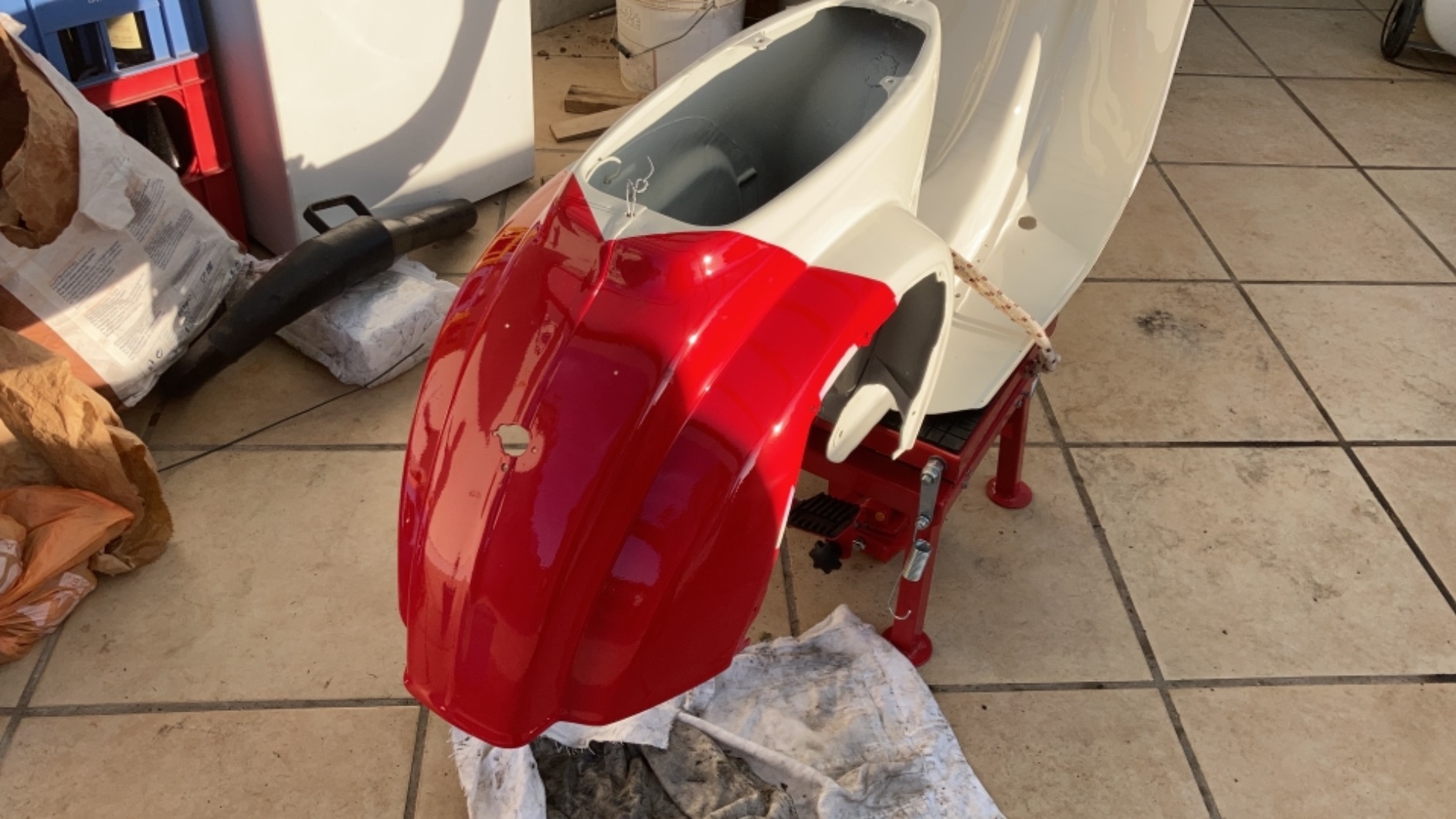Wiltec Alzamoto Idraulico 135 kg 15-48 cm Pedana Moto