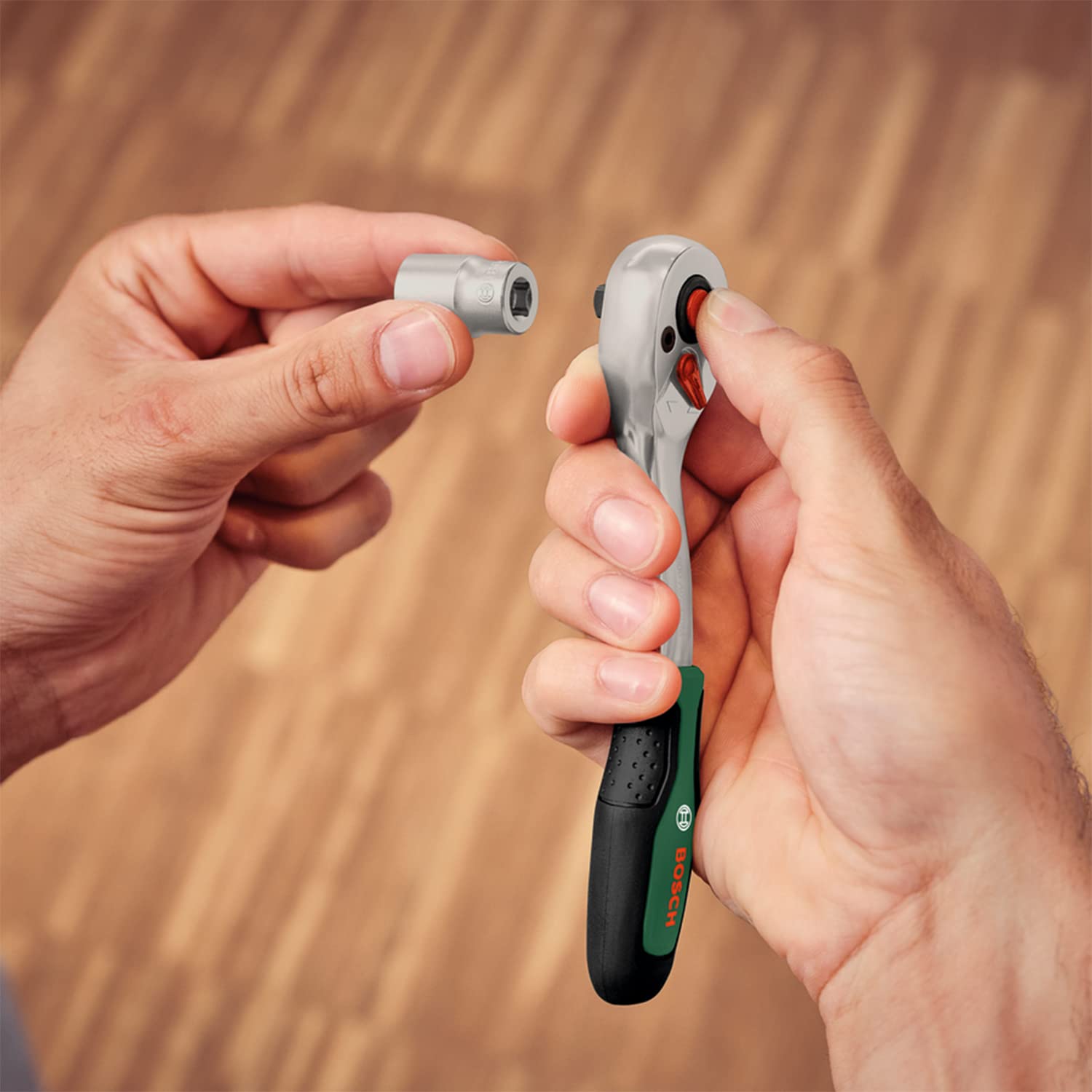 Bosch Set bussole 34 pezzi cricchetto 1/4 SoftGrip