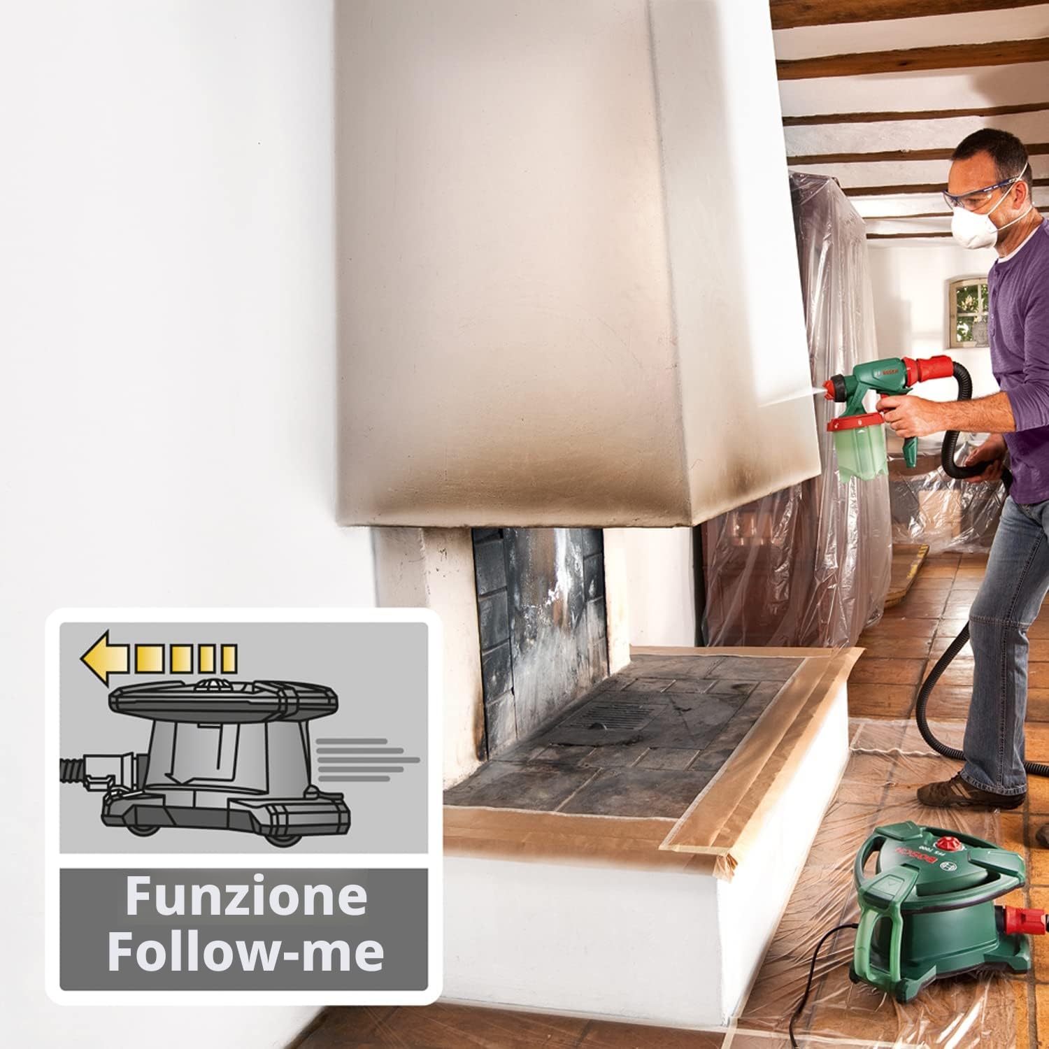 Bosch PFS 7000 Pistola Spruzzo 1400W 1000 ml AllPaint
