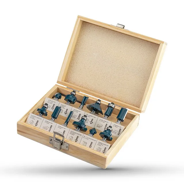 Bormann set frese per fresatrice 6mm 12 pezzi