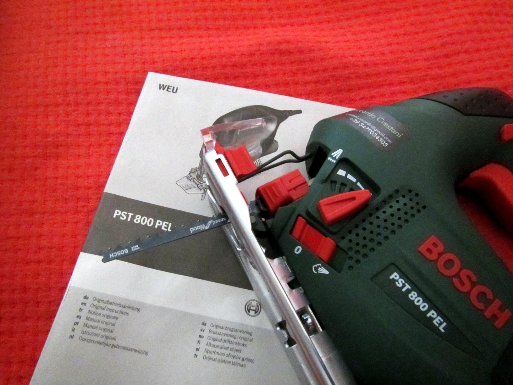 Bosch PST 800 PEL seghetto alternativo 530W taglio 80 mm