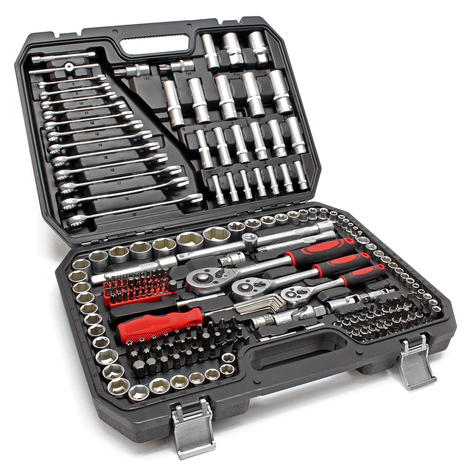 Wiltec Set Chiavi a Bussola 172 Pezzi Cricchetto