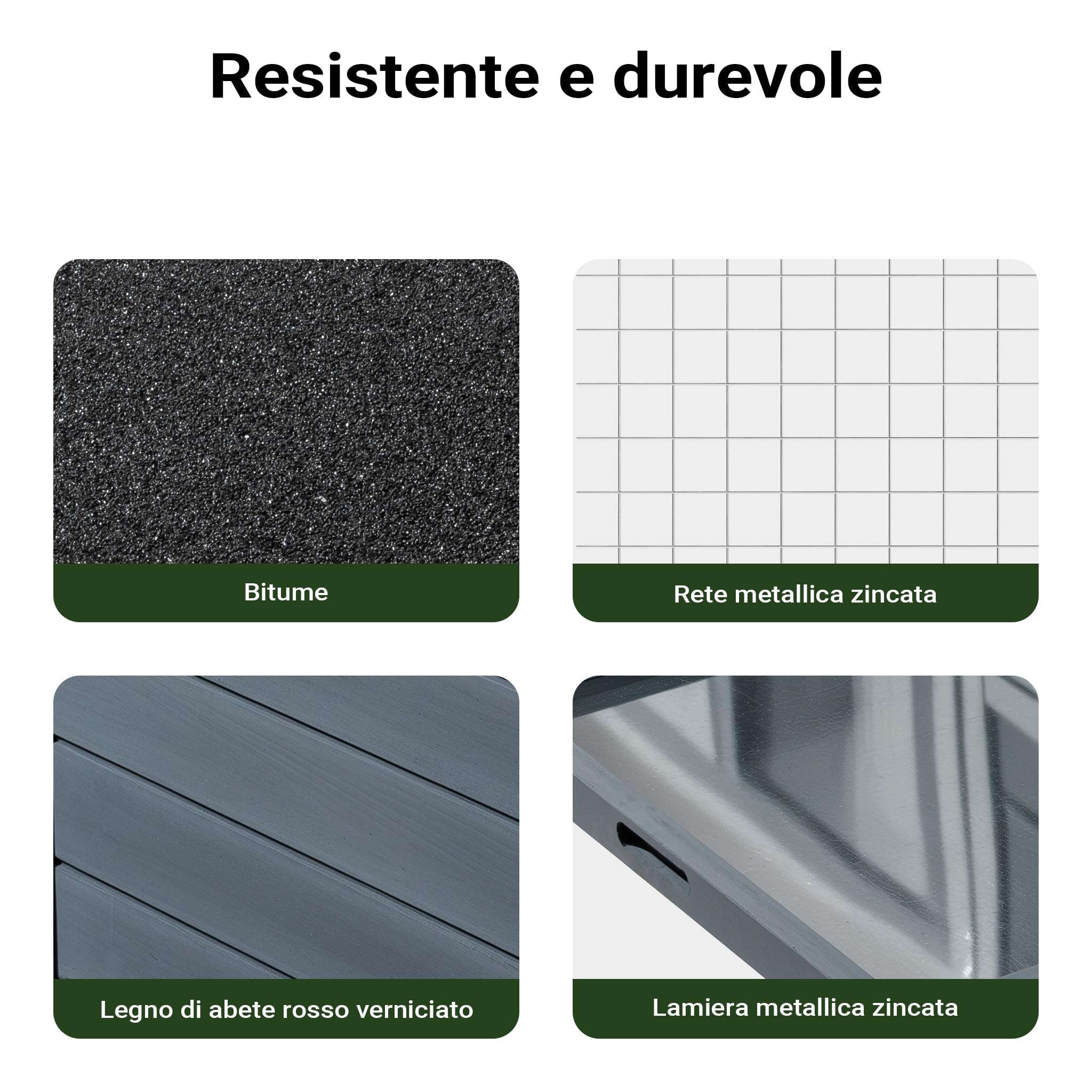 Wiltec Conigliera Legno 122x63x92 cm Grigia Recinto