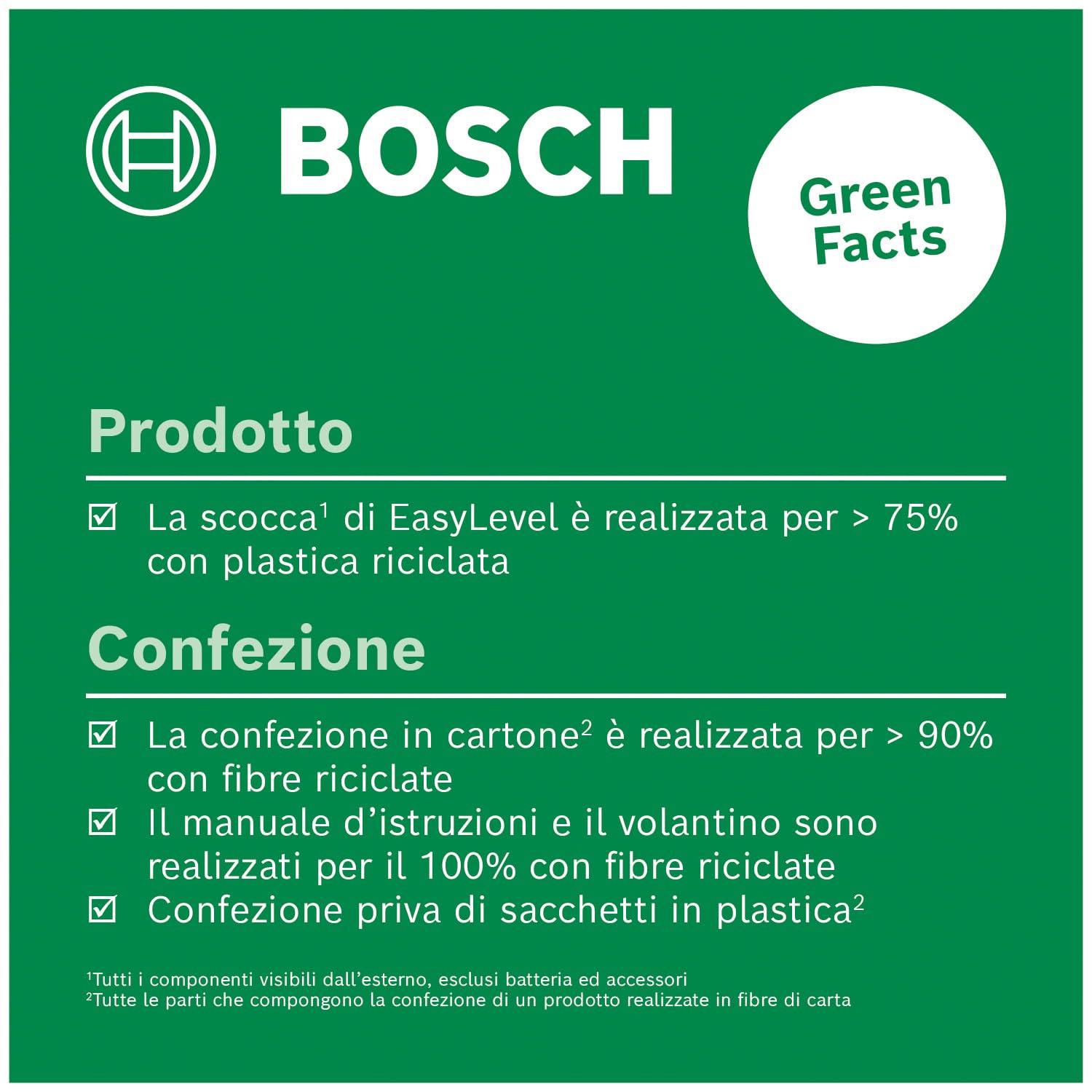 Bosch EasyLevel Livella Laser a Bolla 5 m con Supporto Parete