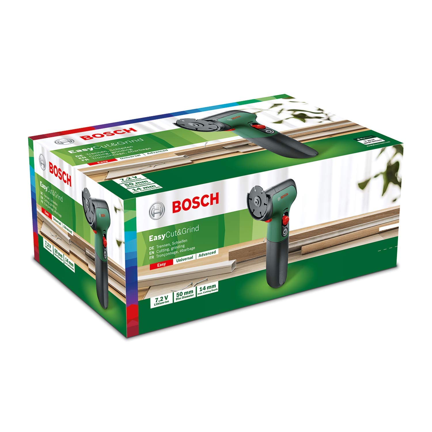 Bosch EasyCut&Grind utensile batteria 7,2V 2,0Ah multidisco