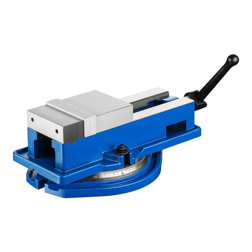 Wiltec Morsa Precisione 100 mm Base Girevole 360°