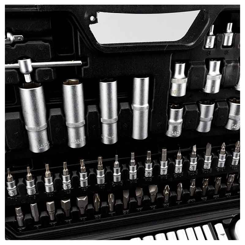 Bormann Set Bussole con Chiavi 110 Pezzi 1/2" 1/4"