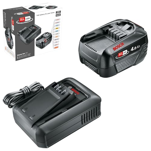Bosch Starter Set 18V batteria 4,0Ah caricabatteria