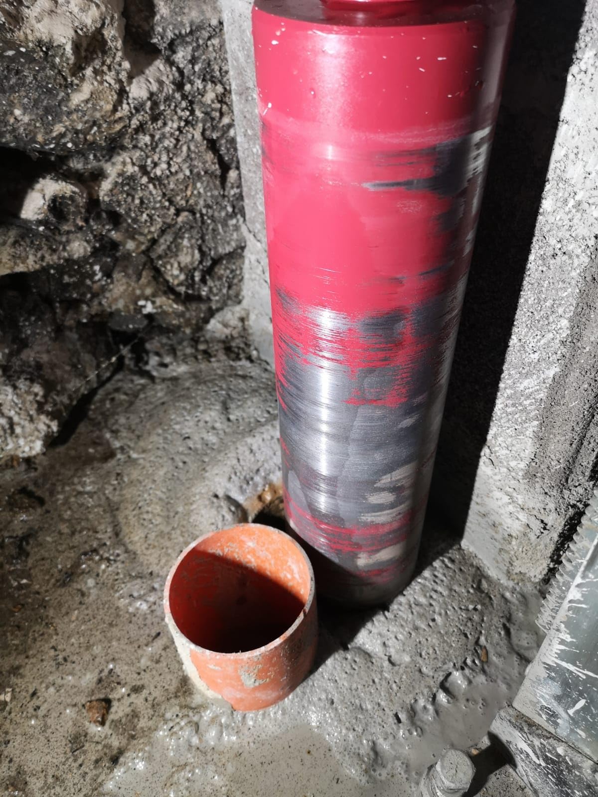 Wiltec Corona Diamantata Ø132 mm Secco Umido Cemento