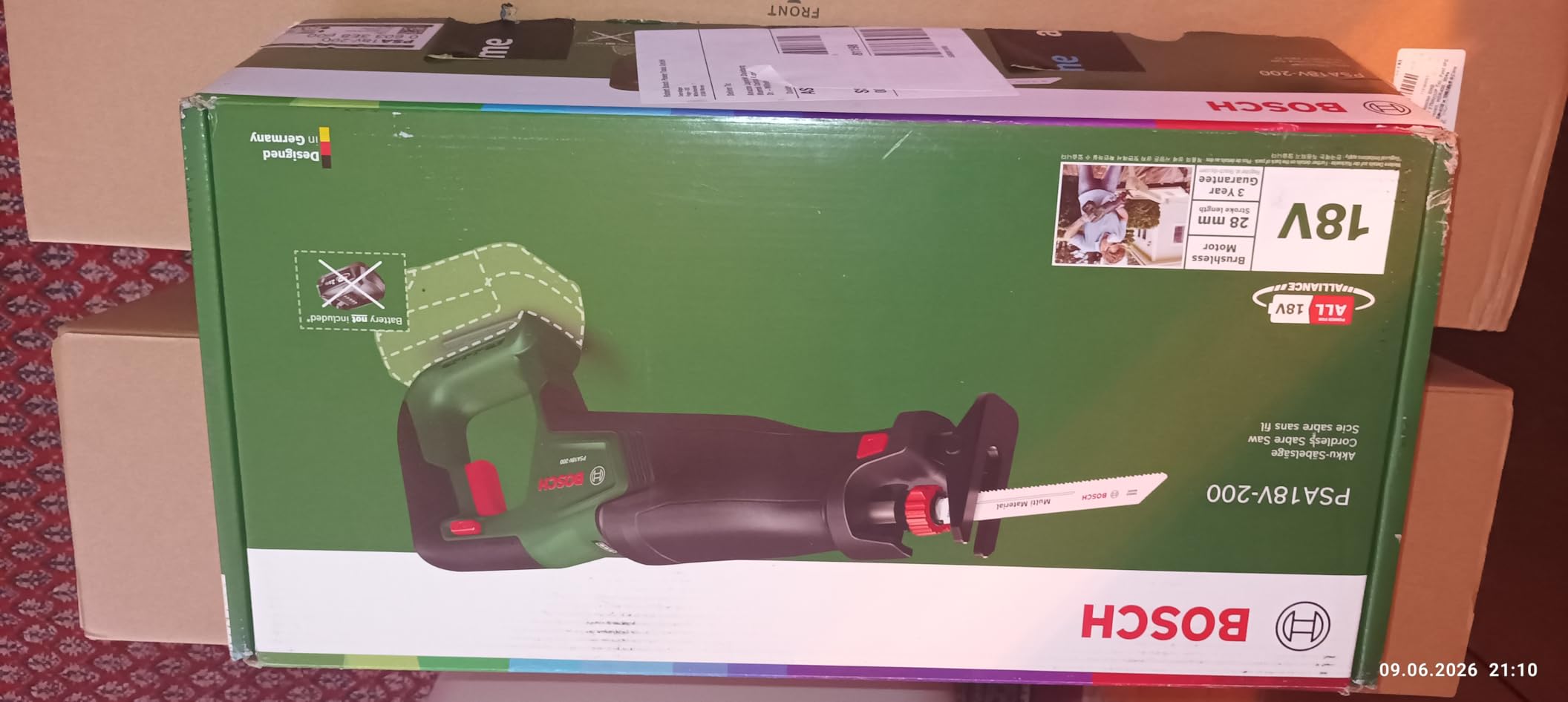 Bosch PSA18V-200 Sega Universale 18V Solo Corpo