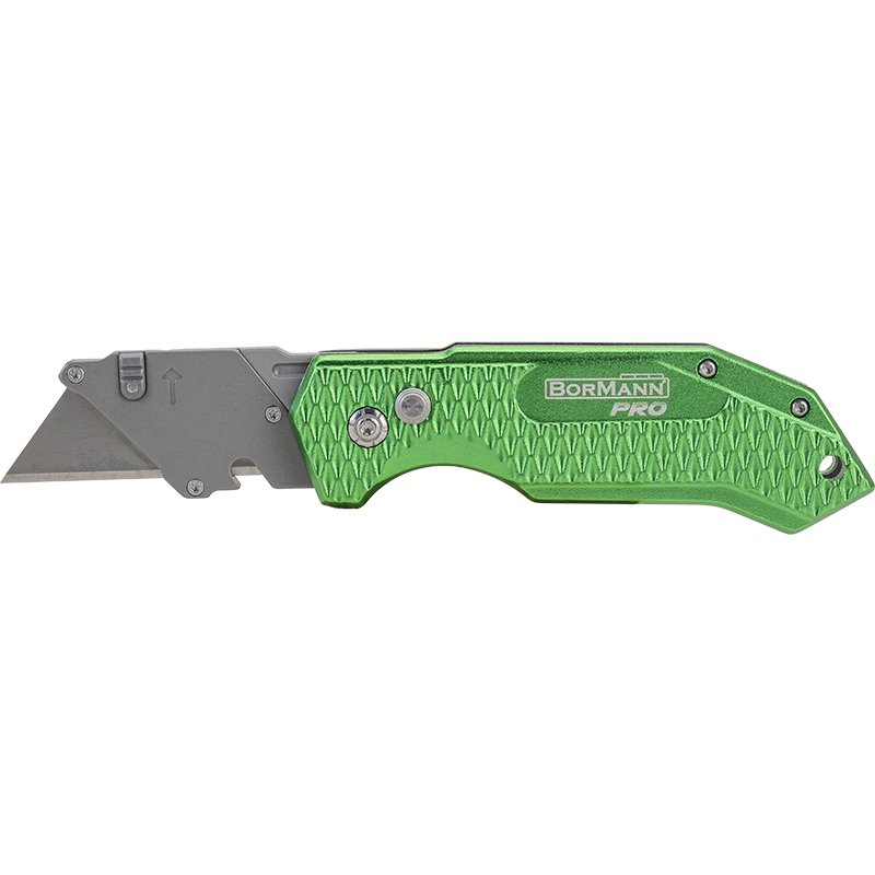 Bormann coltello pieghevole verde 172 mm manico alluminio