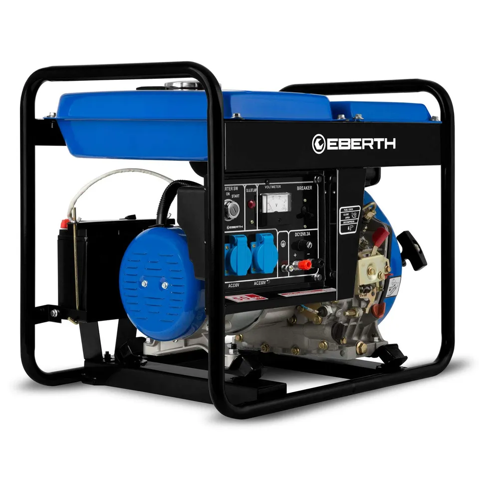 Eberth 3000W generatore diesel portatile avviamento elettrico