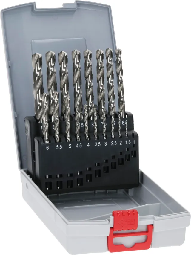 Bosch ProBox punte metallo HSS-G 19 pezzi rettificate
